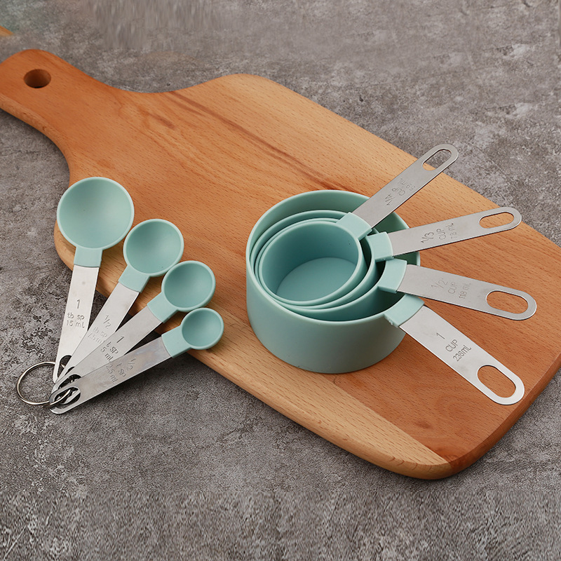 Kitchen Baking Utensil Set - 8 قطعة قياس الكؤوس الملاعق مجموعة