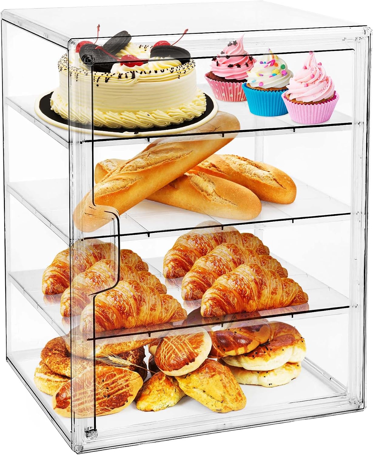 Kitchen Baking Storage Containers - صندوق عرض المعجنات، صندوق خبز لطاولة