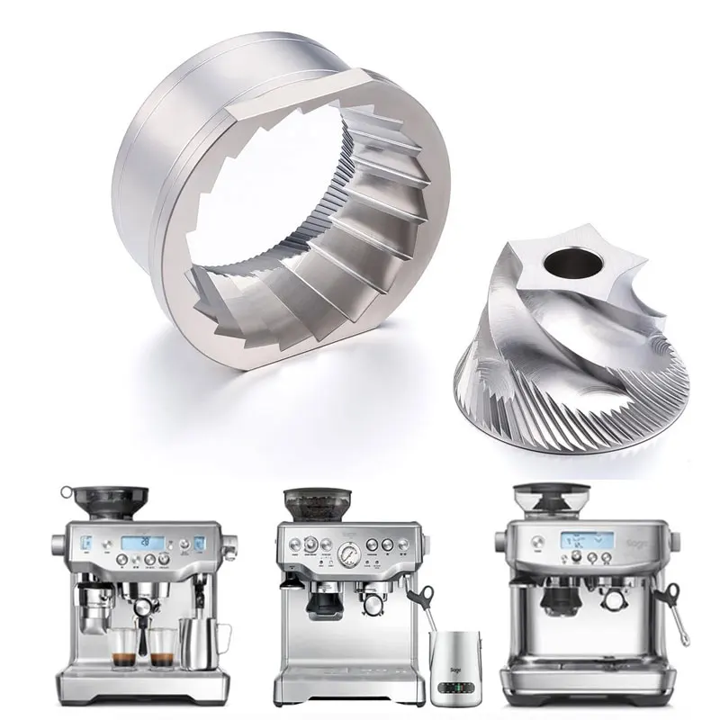 Breville Espresso Barista Express - 5 شفرات مخروطية أساسية علوية وسفلية