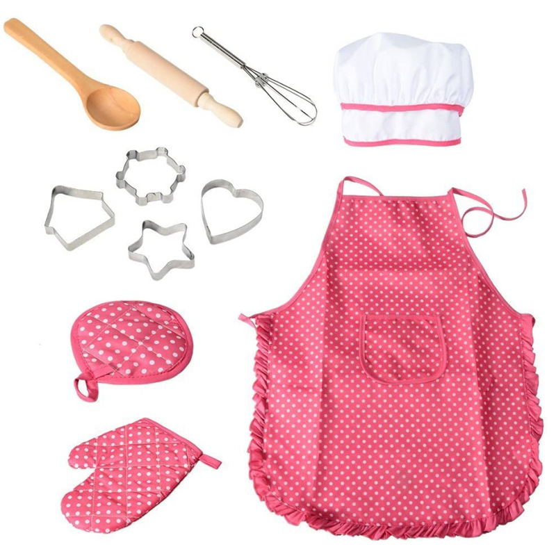 Baking Kitchen Set Up - الخبز المئزر للأطفال ، الشيف فستان