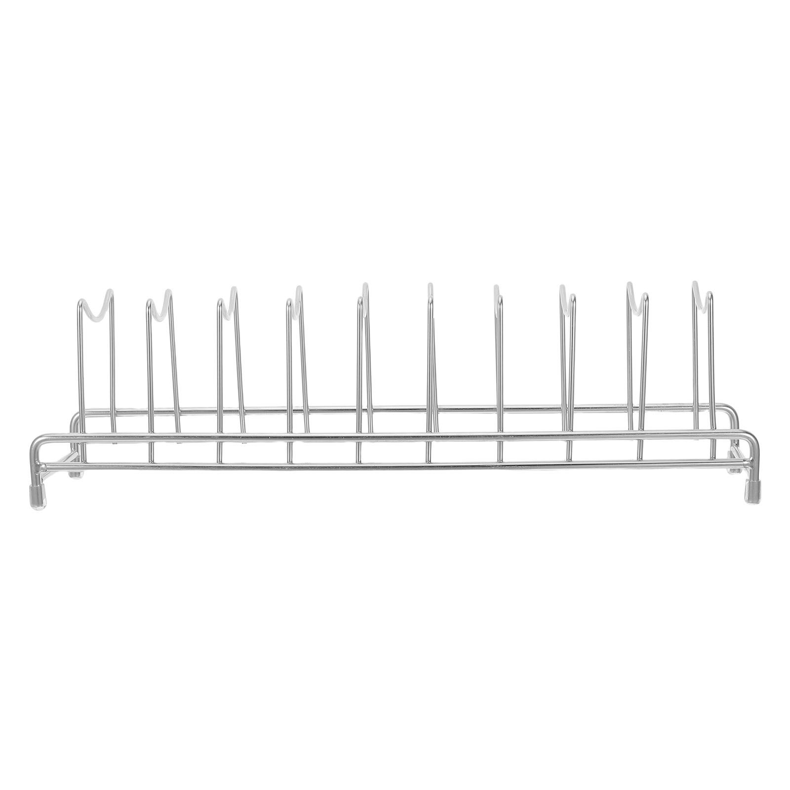 Kitchen Cabinet Baking Organizer - رف من الفولاذ المقاوم للصدأ لتنظيم
