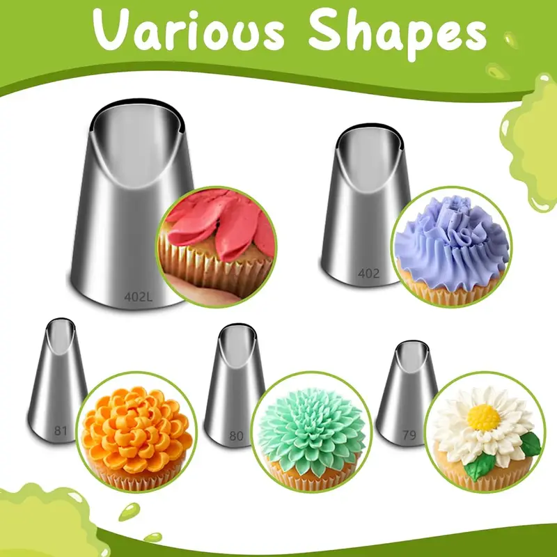 Kitchen Equipment For Baking - مجموعة من 5 قطع من فوهات