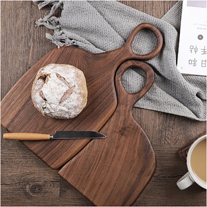 Kitchen Baking Trays - ألواح تقطيع صلبة من الجوز الأسود،