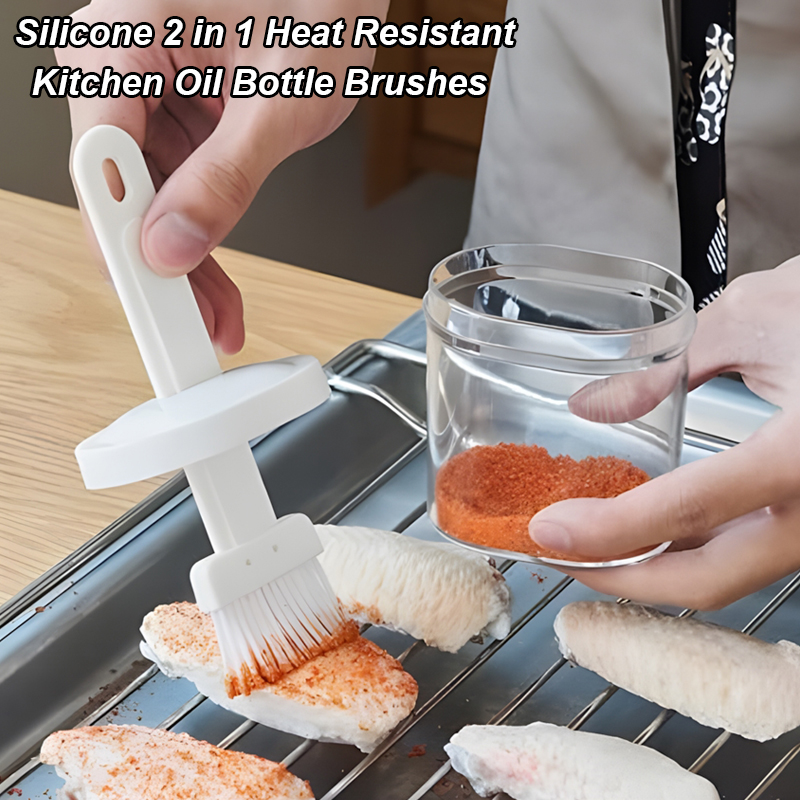Pastry Brush Silicone - فرشاة زجاجات الزيت المقاومة للحرارة 2