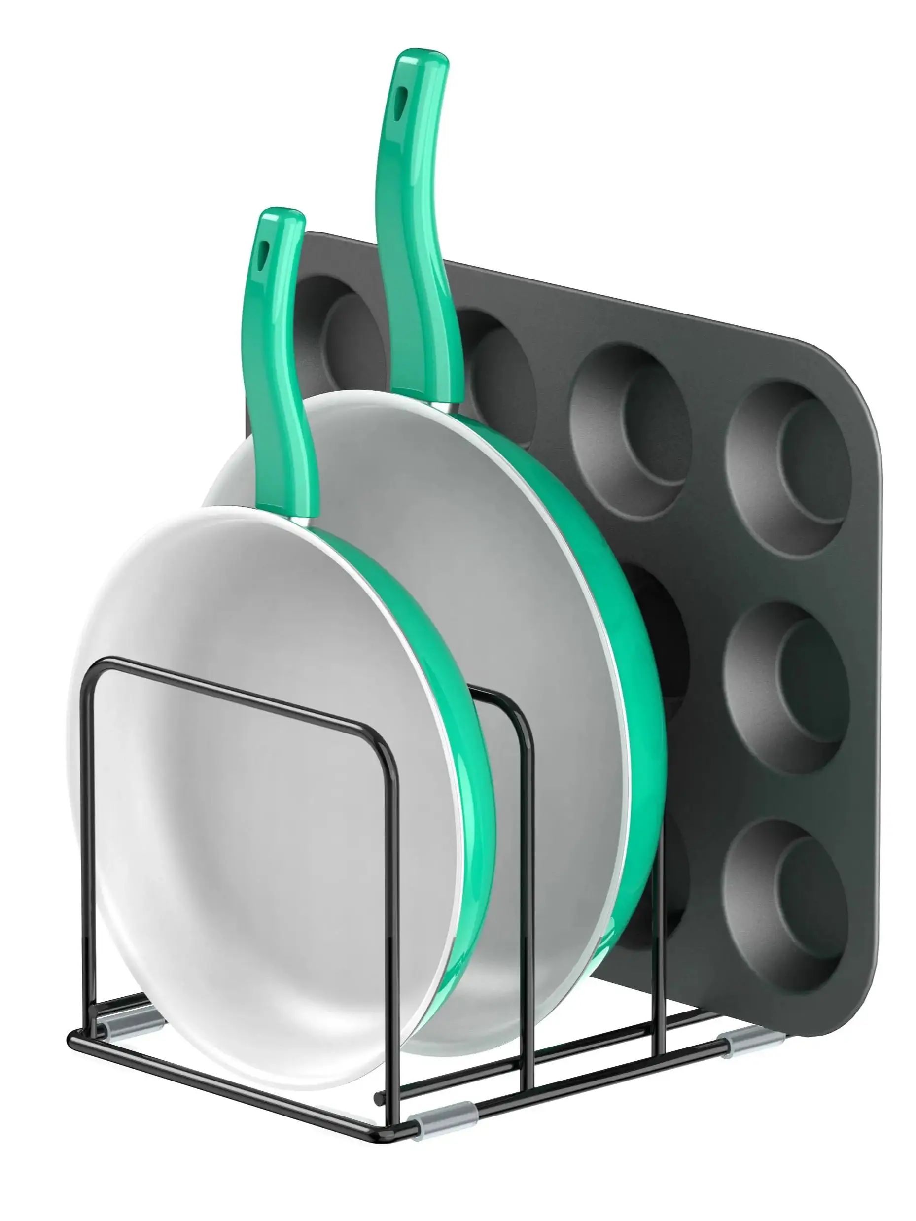 Kitchen Cabinet Baking Organizer - منظم خزانة المطبخ، حامل أواني الطبخ