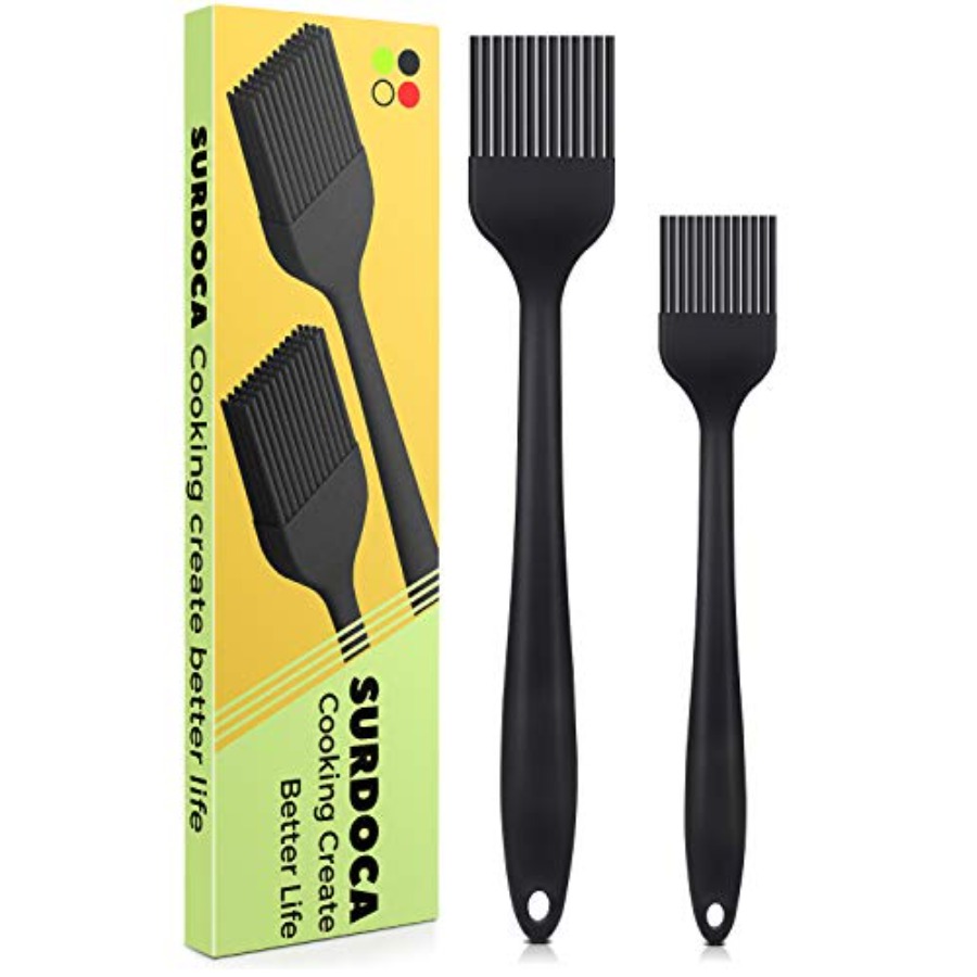 Pastry Brush Silicone - فرشاة سيليكون للعجن والدهن - قطعتان