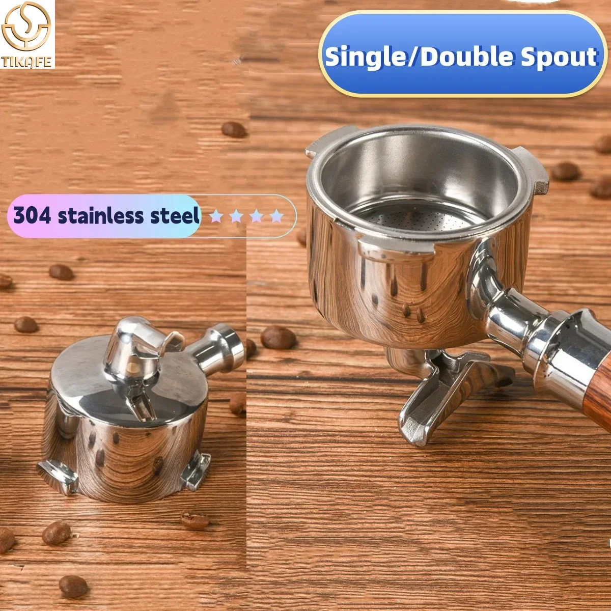Delonghi Espresso Dedica 685 - حامل فلتر قهوة (بورتافلتر) بفوهة واحدة/مزدوجة
