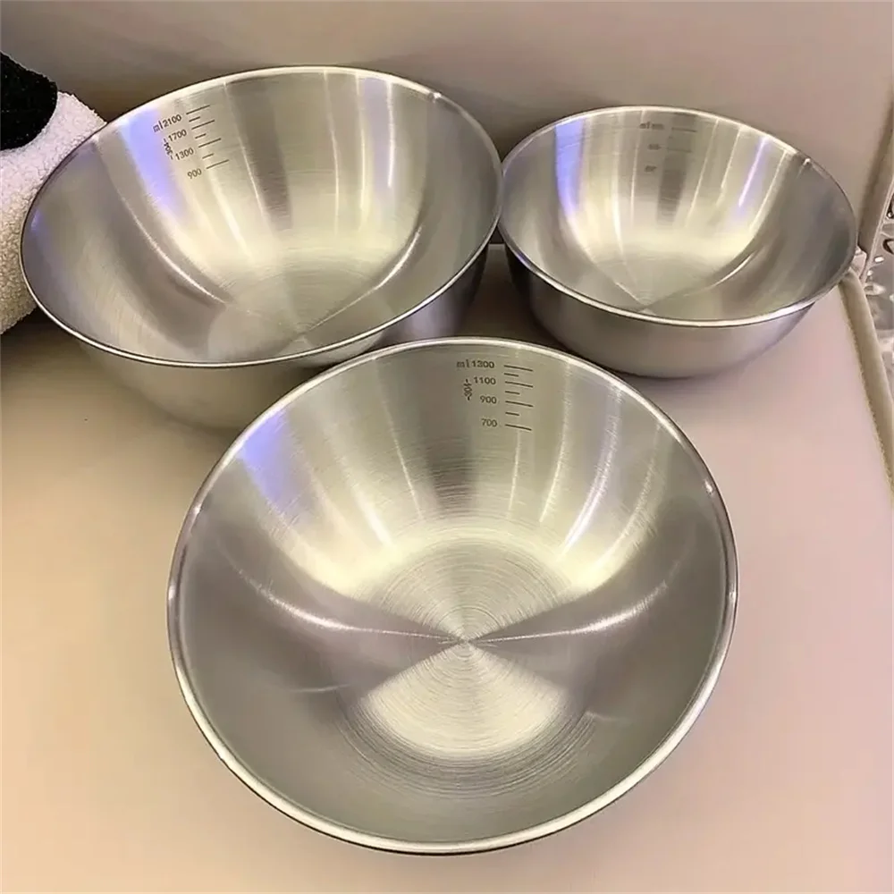 Kitchen Baking Kit - طقم أوعية ستانلس ستيل 1-3 قطع