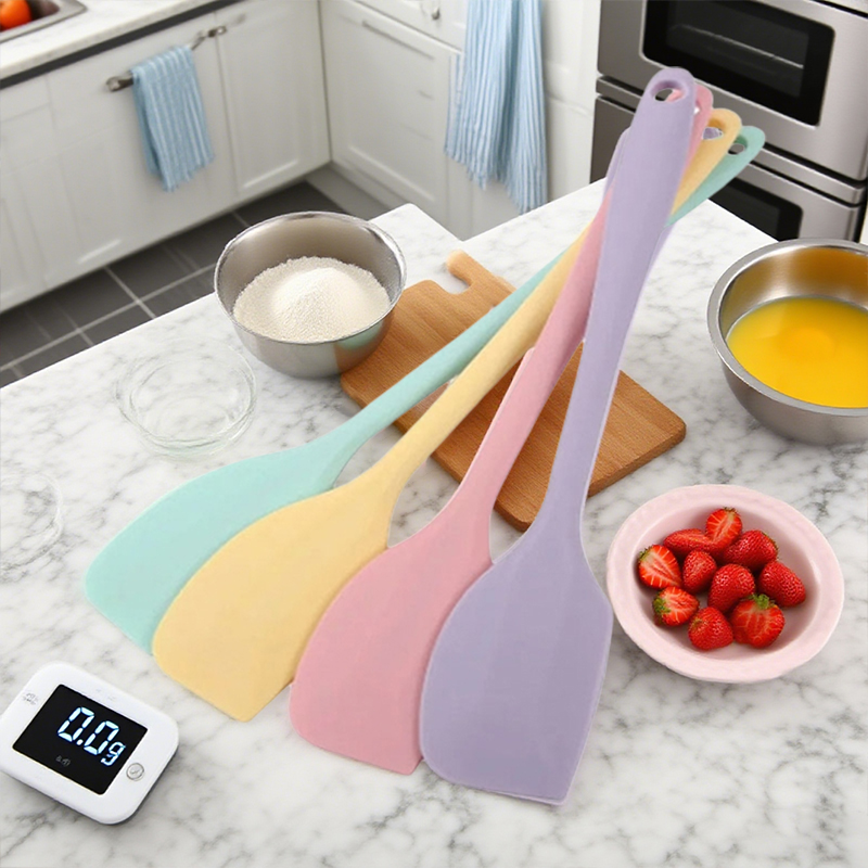 Pastry Brush Silicone - متعددة الوظائف سيليكون كعكة ملعقة مقاومة