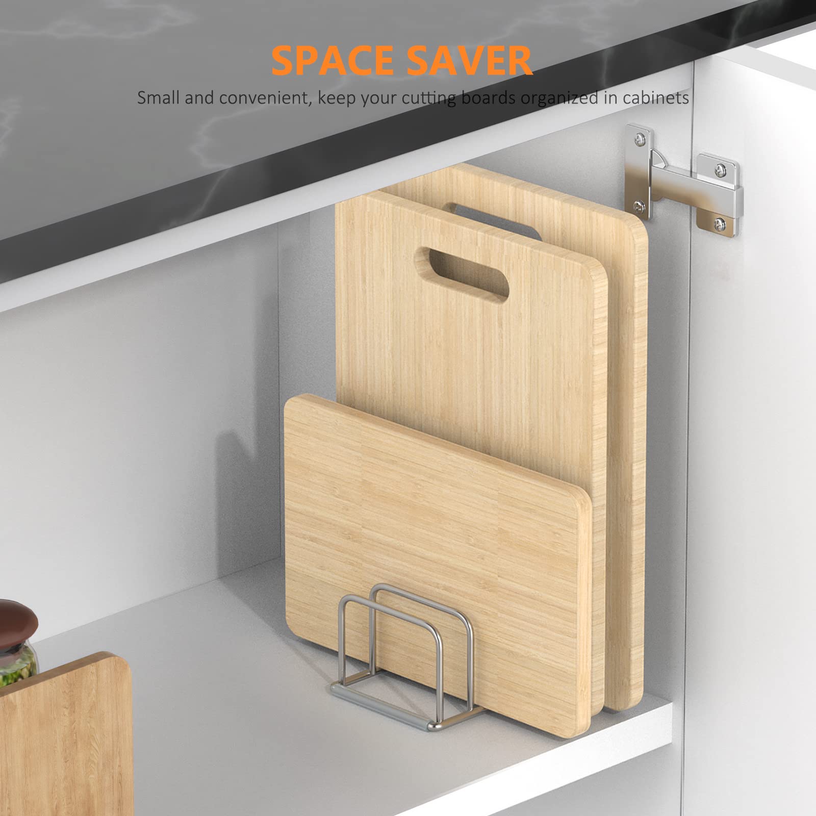 Kitchen Cabinet Baking Organizer - منظم خزائن المطبخ، حامل أواني الطهي