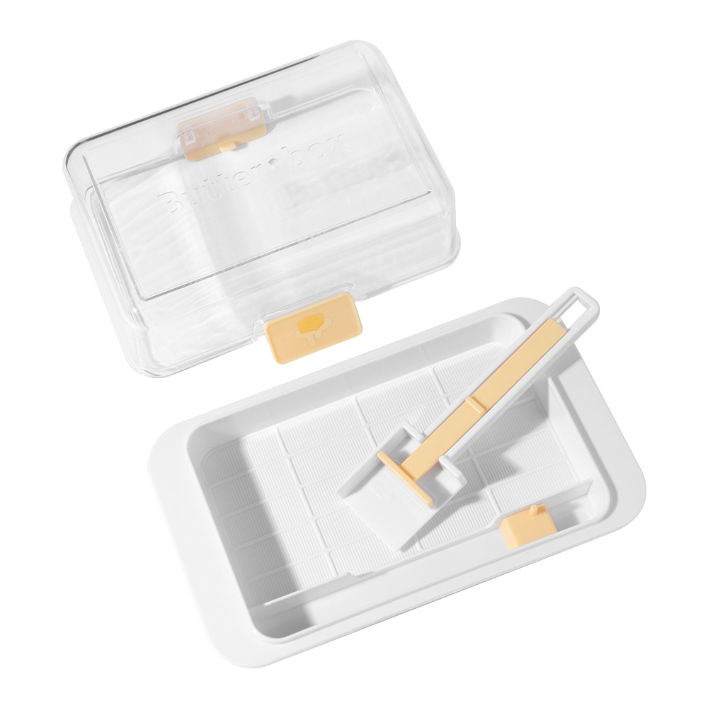صندوق تخزين زبدة بغطاء شفاف مق - مراجعة Kitchen Baking Storage Containers وسعره