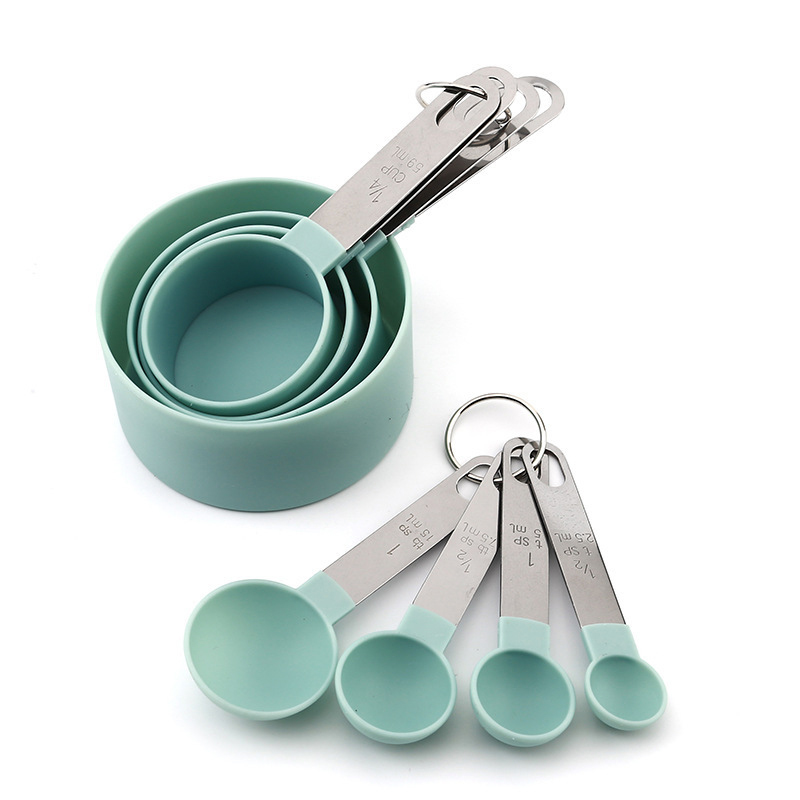 8 قطعة قياس الكؤوس الملاعق مجم - مراجعة Kitchen Baking Utensil Set وسعره