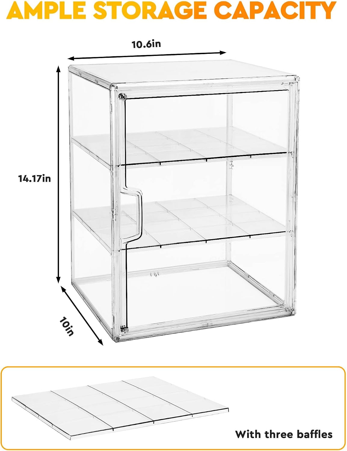 صندوق عرض المعجنات، صندوق خبز  - مراجعة Kitchen Baking Storage Containers وسعره