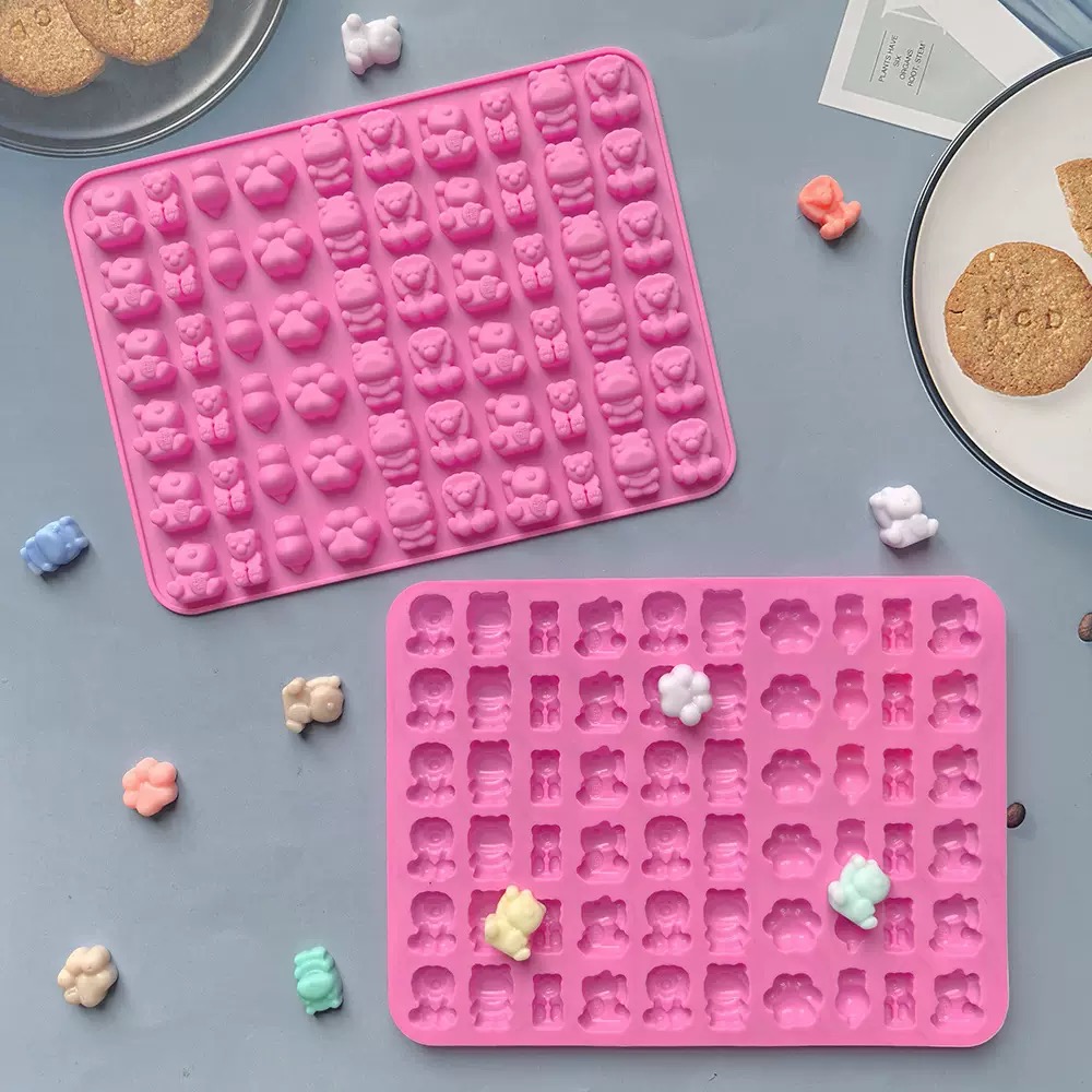 7 قطع قوالب سيليكون للحلوى مع  - مراجعة Kitchen Baking Trays وسعره
