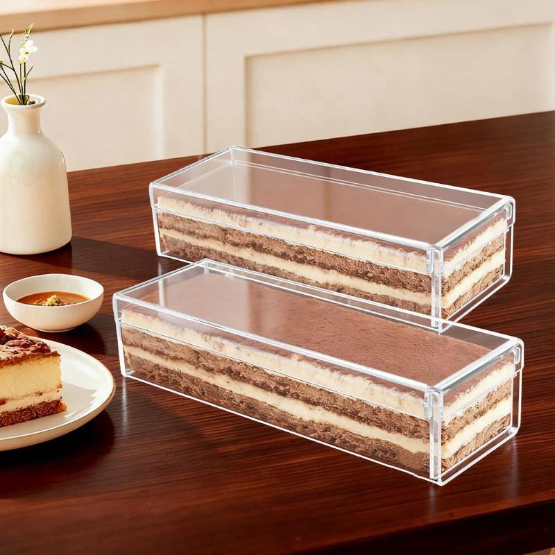 حاوية تيراميسو مستطيلة متينة م - مراجعة Kitchen Baking Storage Containers وسعره