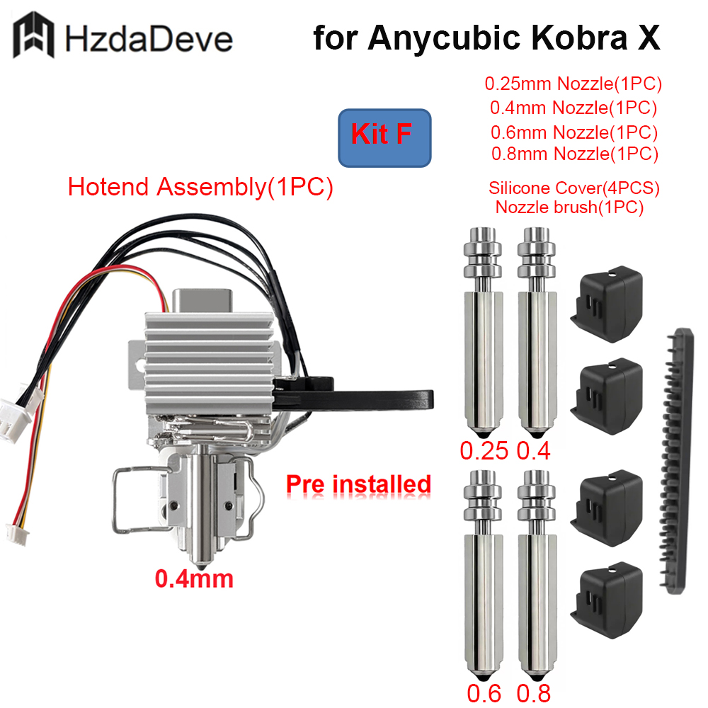 مجموعة تسخين Anycubic Kobra X  - مراجعة Pastry Brush Silicone وسعره