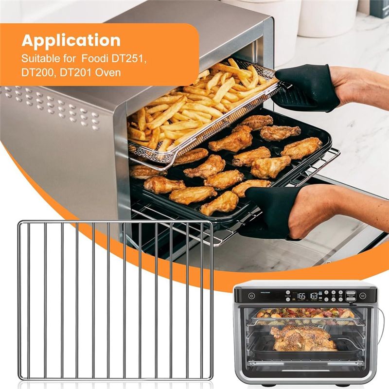 رف قلاية هوائية من ABVJ لـ Nin - مراجعة Ninja Air Fryer Dt201 وسعره