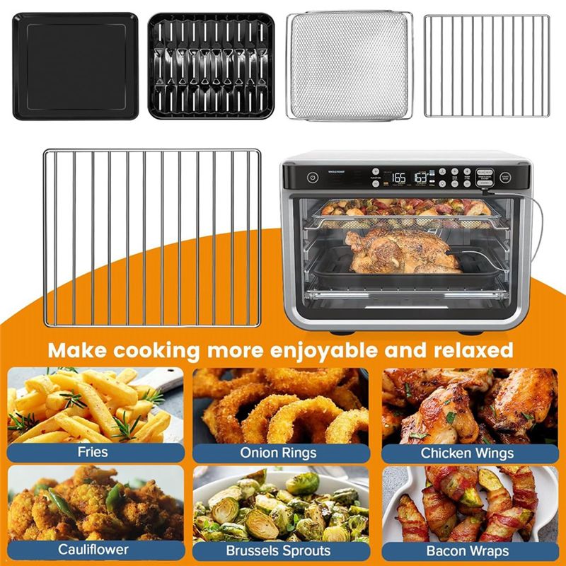 رف القلي الهوائي B69C لجهاز Ni - مراجعة Ninja Air Fryer Dt201 وسعره