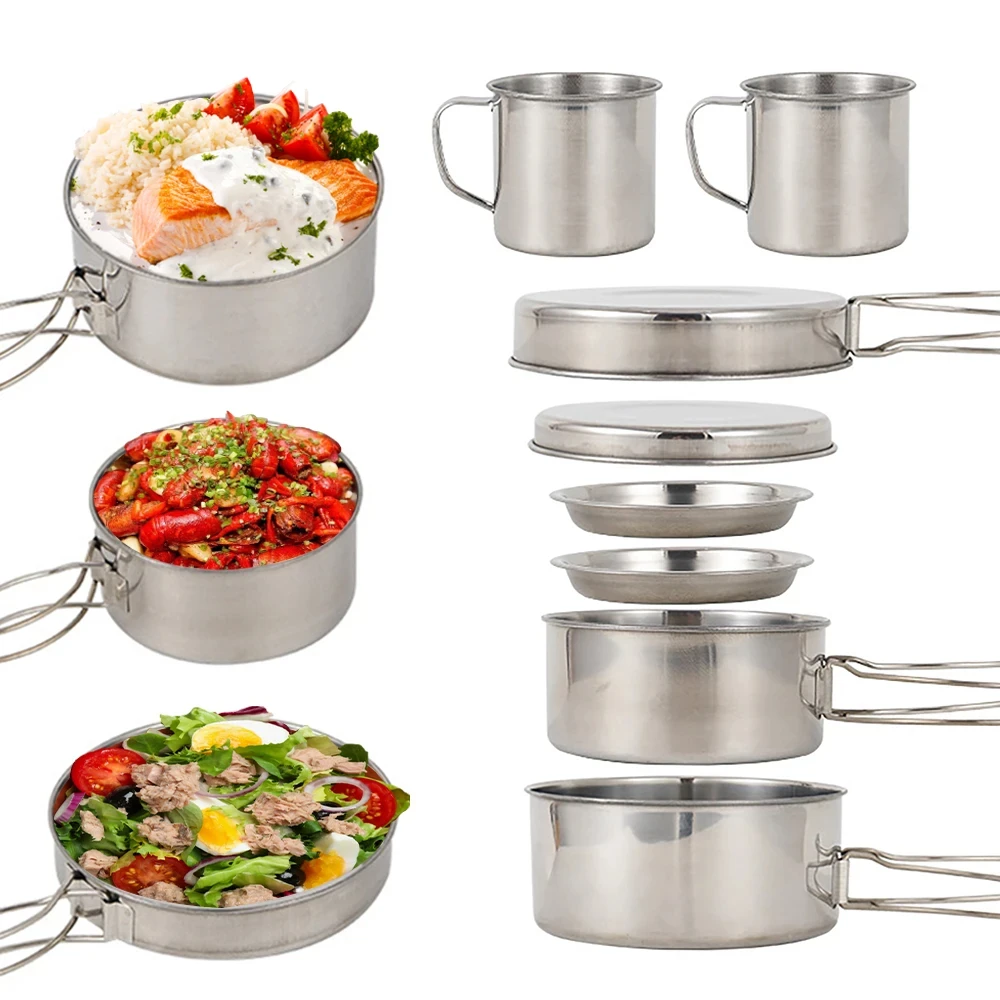 8 قطعة/المجموعة التخييم تجهيزا - مراجعة Kitchen Baking Pan Set وسعره