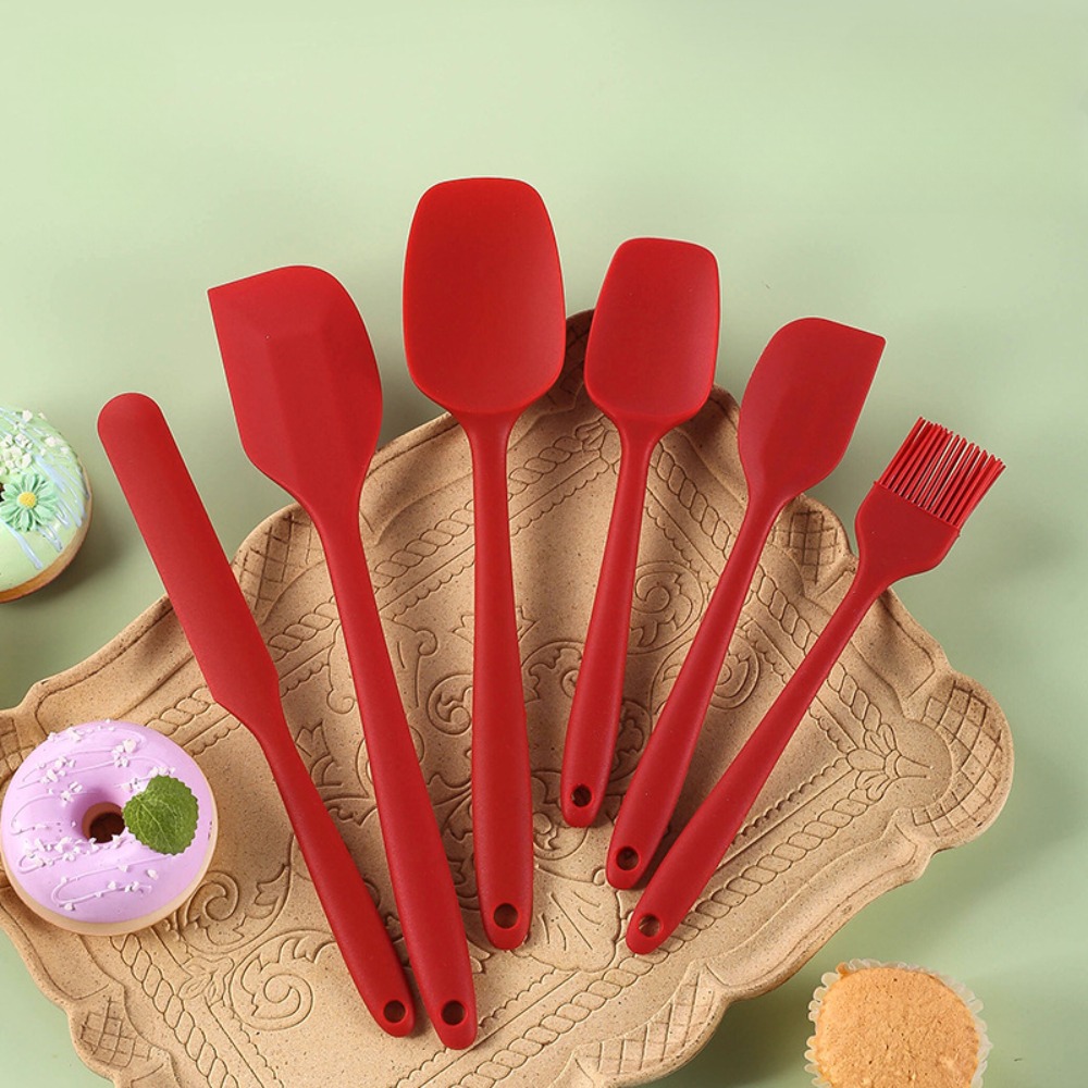 مجموعة ملاعق سيليكون من 6 قطع، - مراجعة Baking Kitchen Set Up وسعره