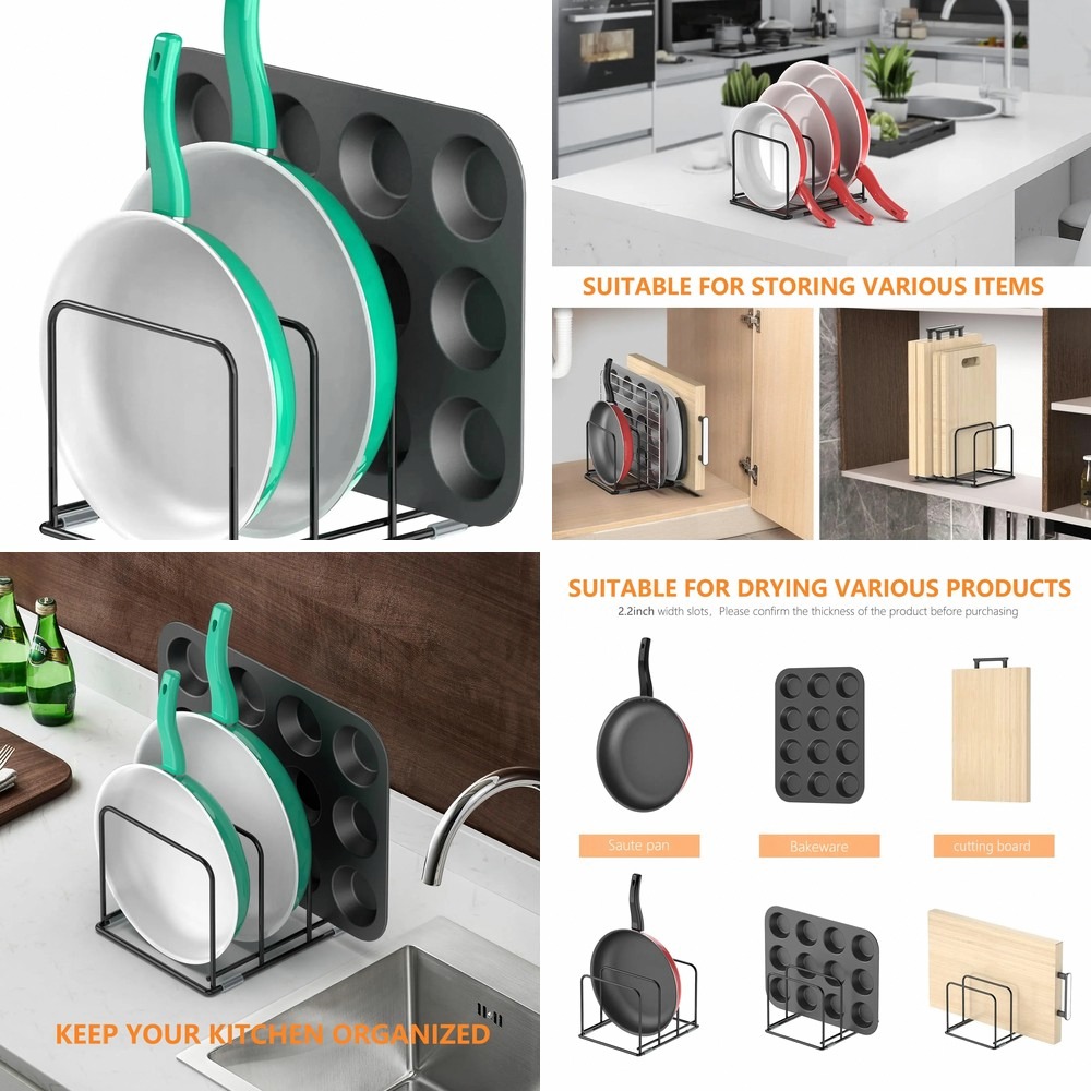 منظم أواني للمطبخ، حامل أدوات  - مراجعة Kitchen Cabinet Baking Organizer وسعره