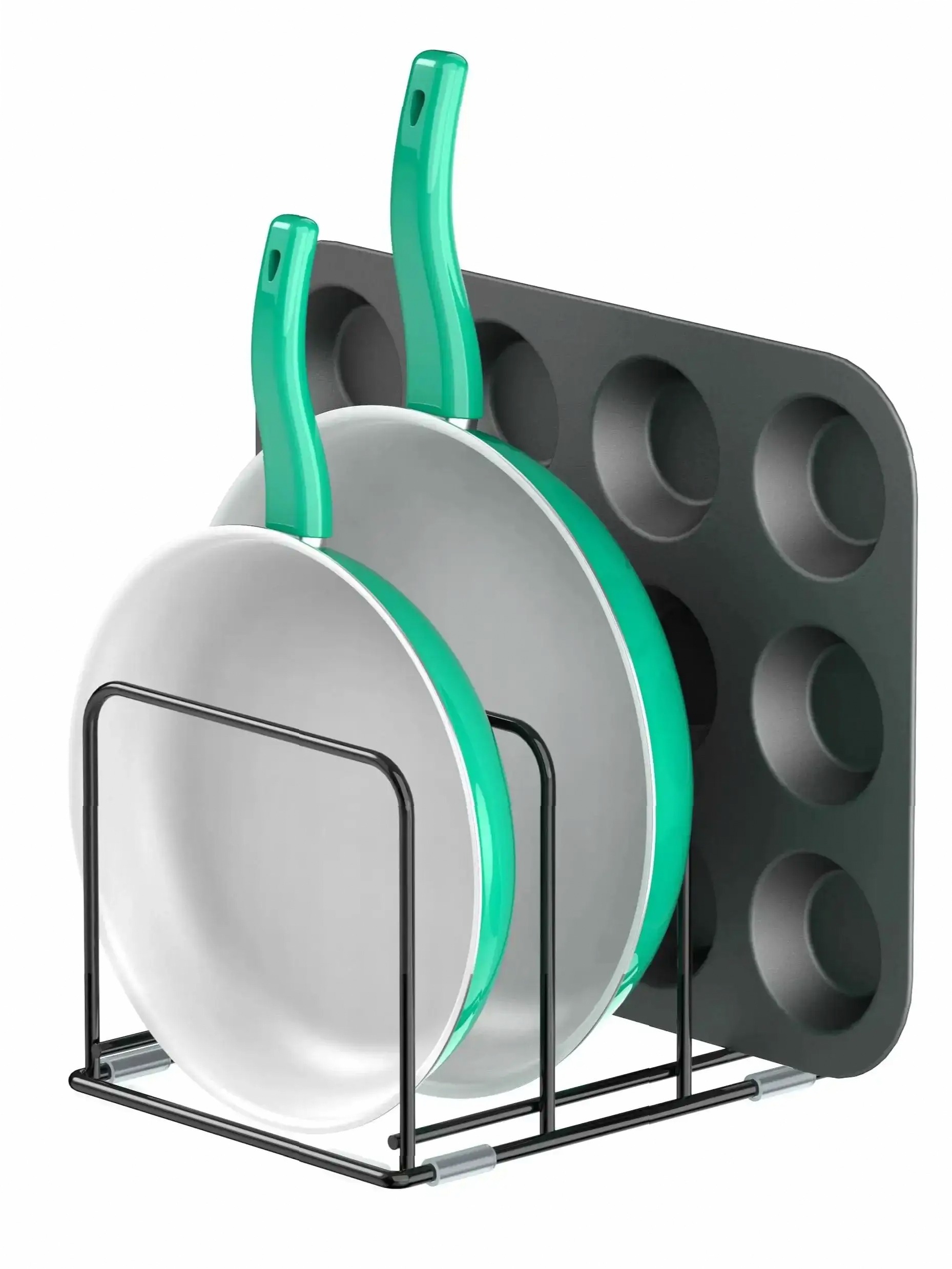 منظم أواني للمطبخ، حامل أدوات  - مراجعة Kitchen Cabinet Baking Organizer وسعره