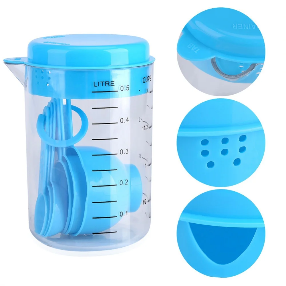7 قطع / مجموعة أكواب وملاعق قي - مراجعة Kitchen Baking Utensil Set وسعره