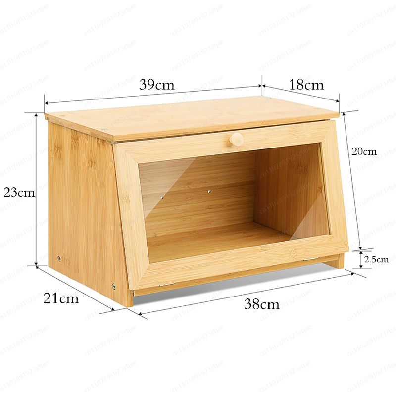 خزانة عرض لتخزين الخبز بباب زج - مراجعة Kitchen Cabinet Baking Organizer وسعره