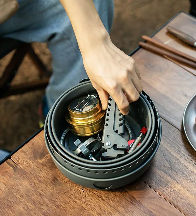 التخييم موقد غاز الكحول موقد و - مراجعة Kitchen Baking Pan Set وسعره