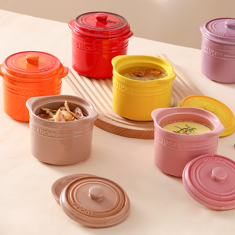 وعاء سيراميك بغطاء مزدوج، وعاء - مراجعة Kitchen Equipment For Baking وسعره