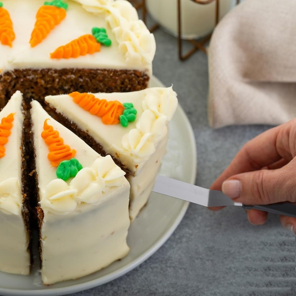 ملعقة تثليج بزاوية من الفولاذ  - مراجعة Offset Spatula Set وسعره