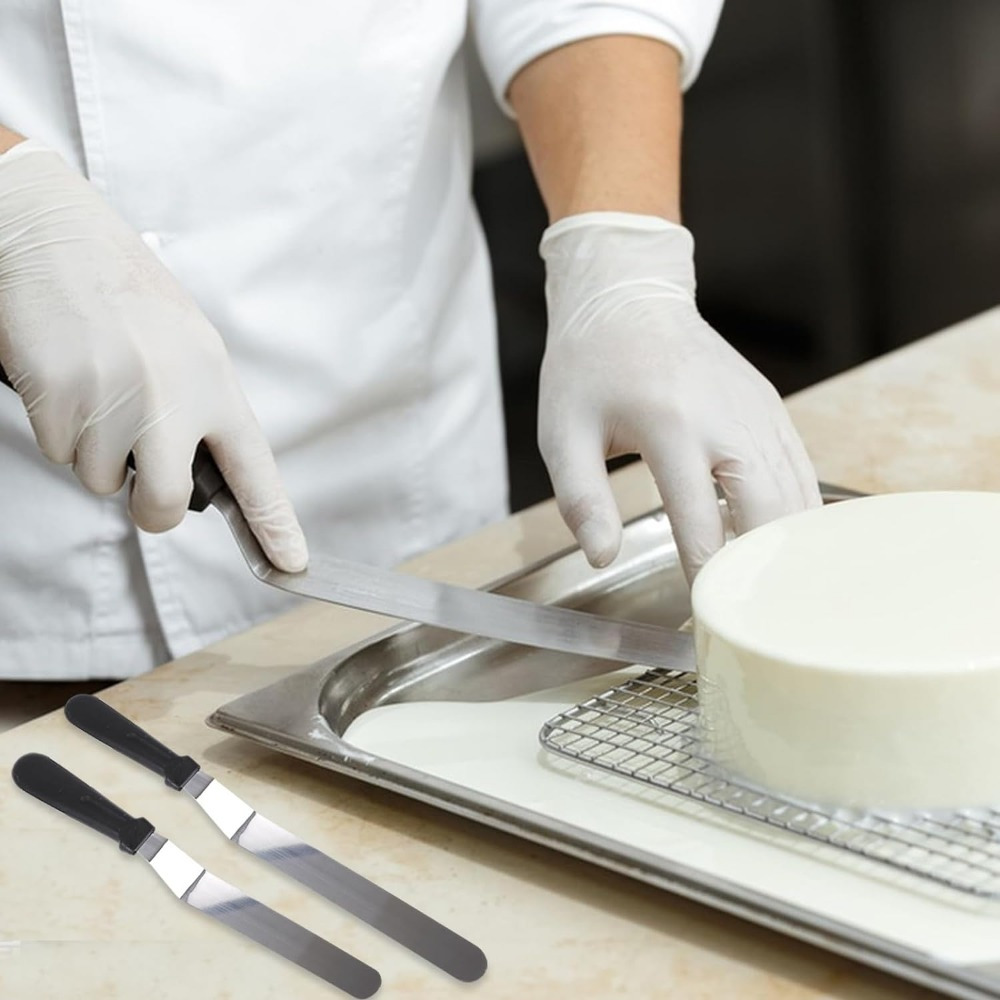 ملعقة تثليج بزاوية من الفولاذ  - مراجعة Offset Spatula Set وسعره