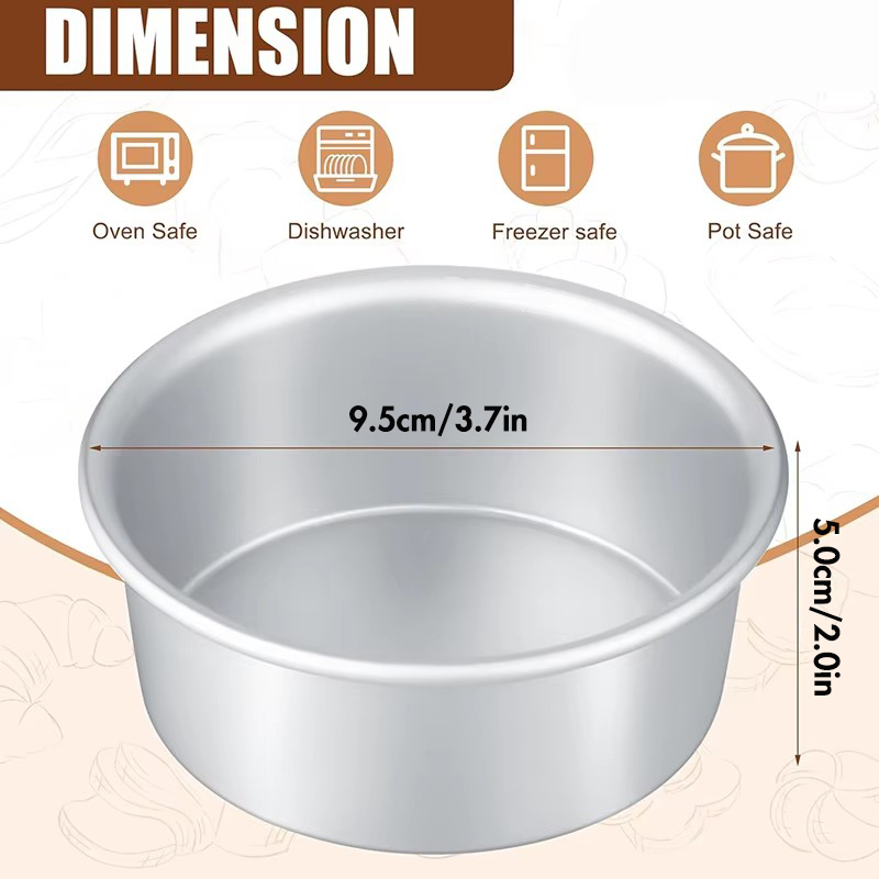 6/12 قطعة من صواني الكيك الصغي - مراجعة Kitchen Baking Pan Set وسعره