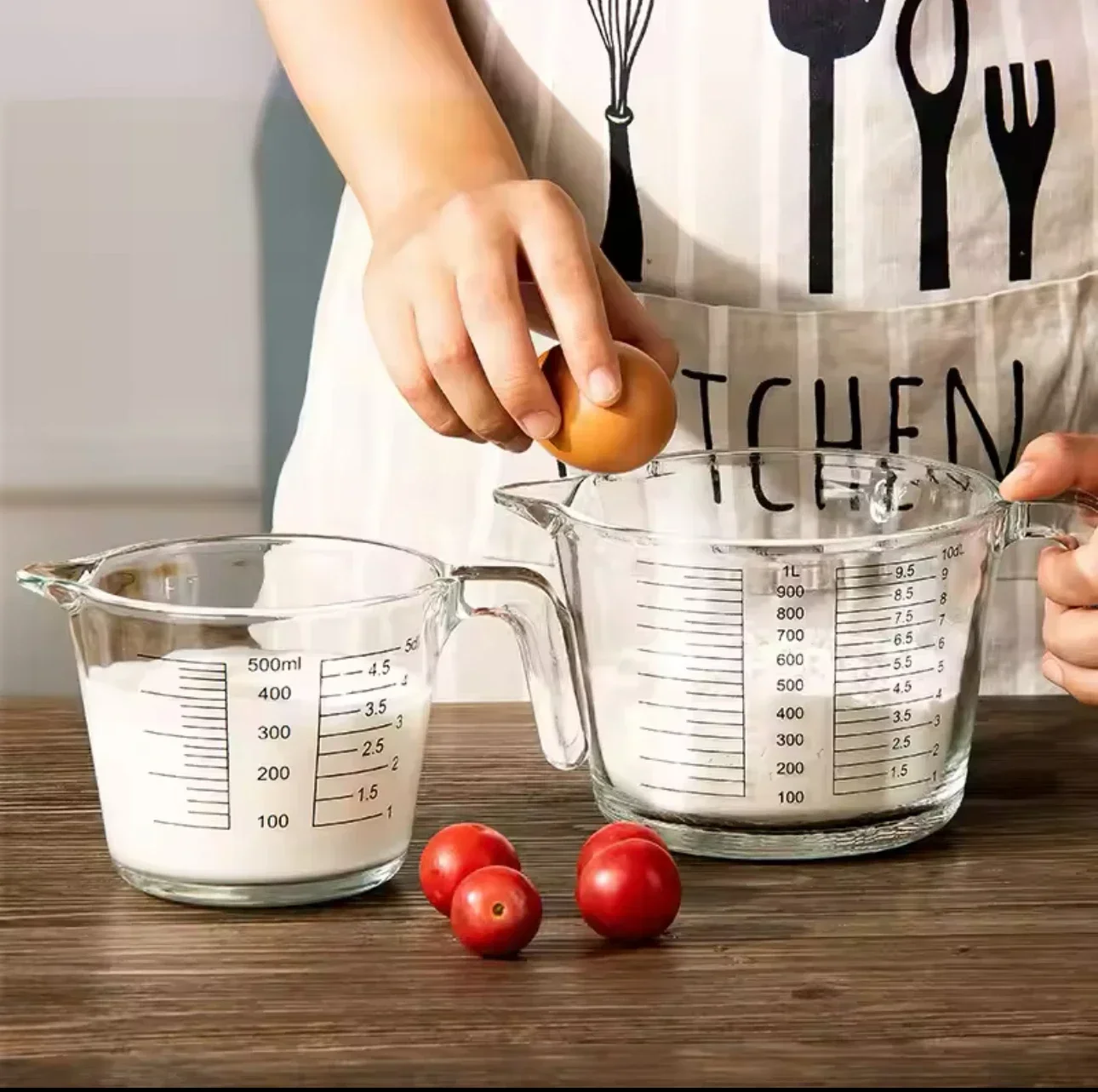 كوب قياس زجاجي 2/4 كوب للخبز و - مراجعة Kitchen Baking Essentials وسعره