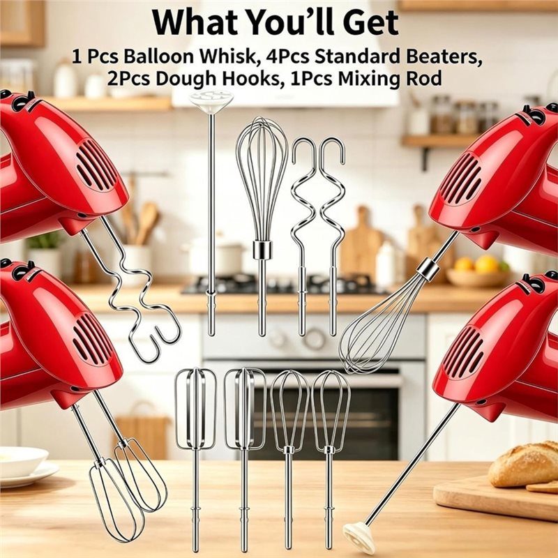 مجموعة أدوات خلط العجين A92G H - مراجعة Kitchenaid Mixer Hand Mixer وسعره
