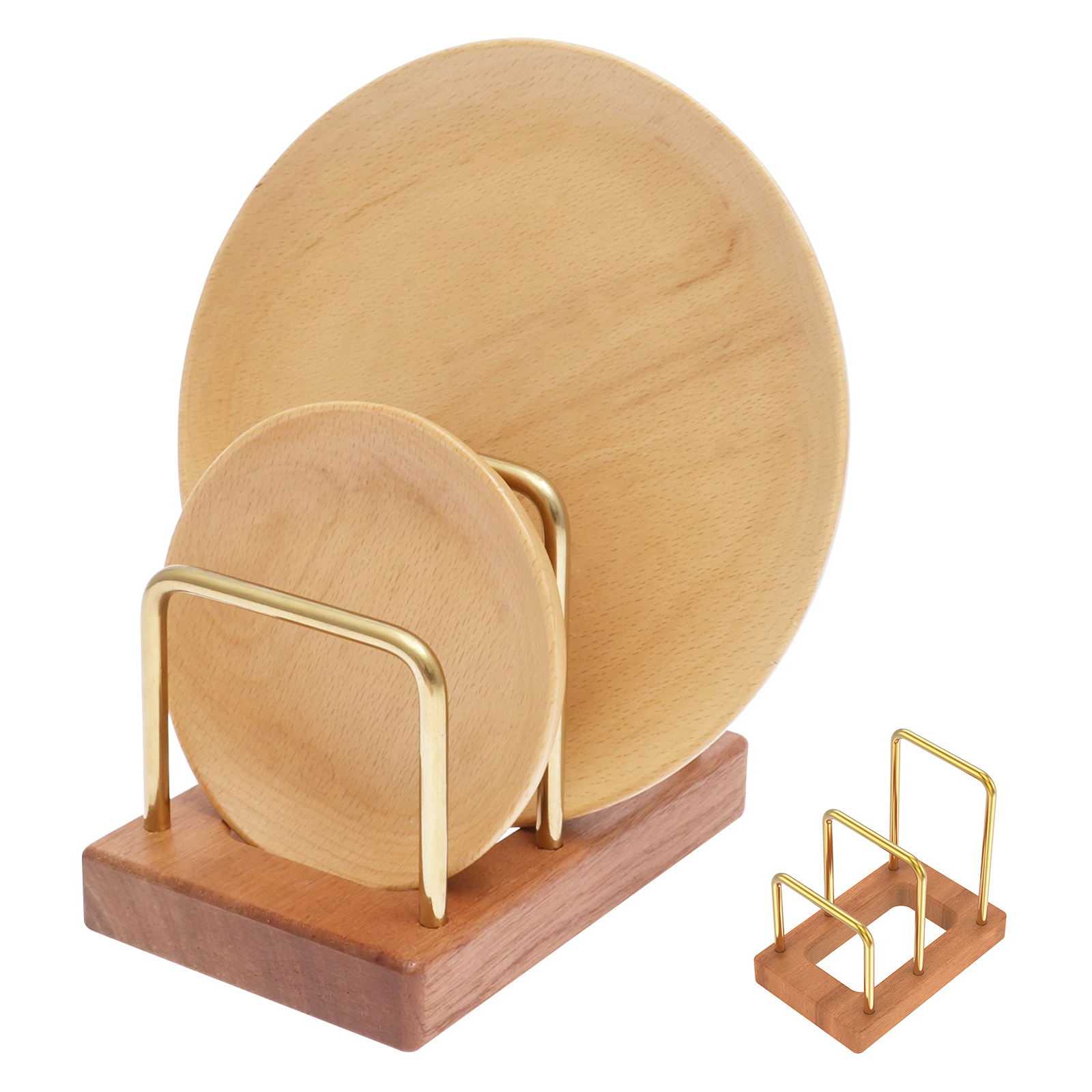 حامل أغطية القدور ومنظم ألواح  - مراجعة Kitchen Cabinet Baking Organizer وسعره