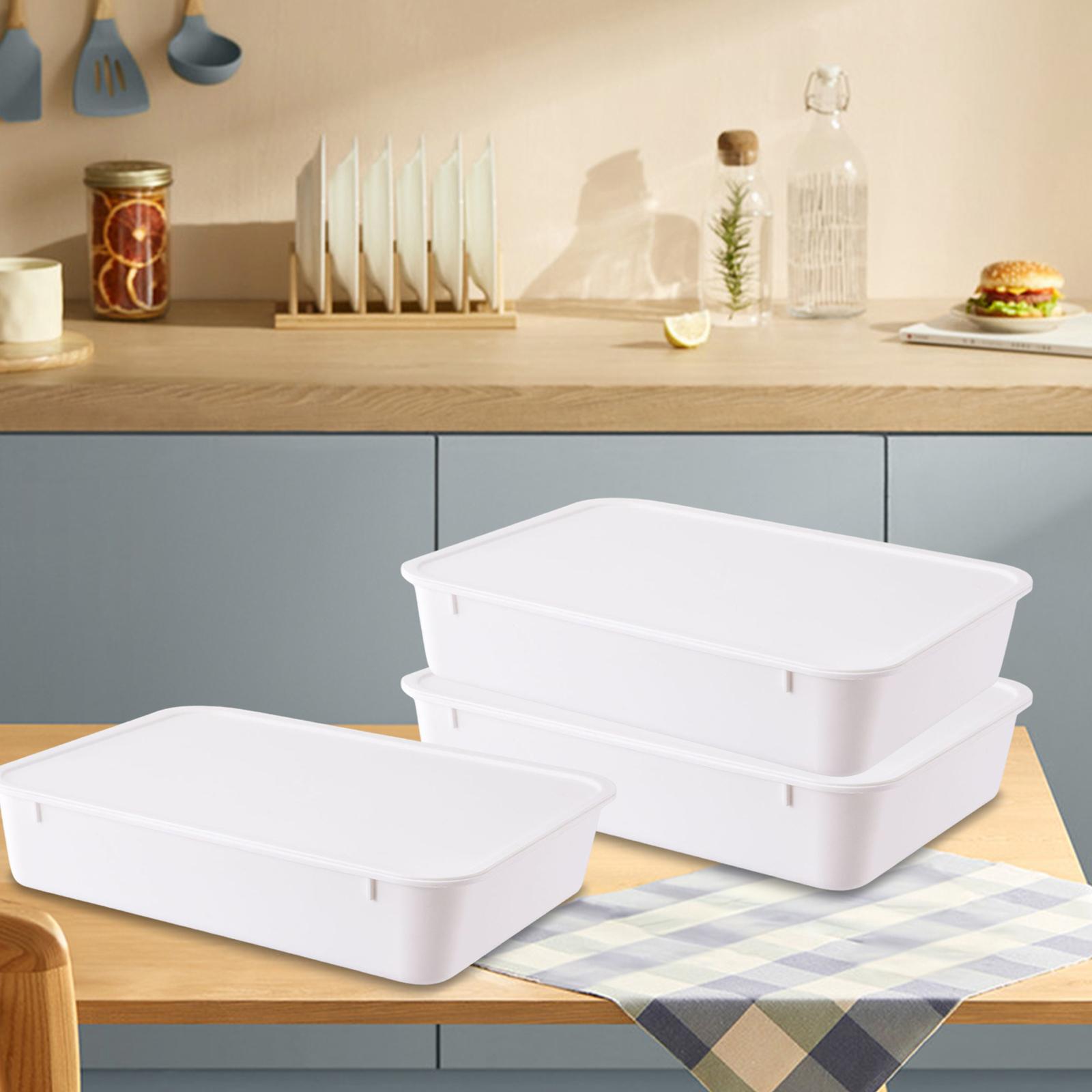 صندوق عجين البيتزا، متعدد الوظ - مراجعة Kitchen Baking Storage Containers وسعره
