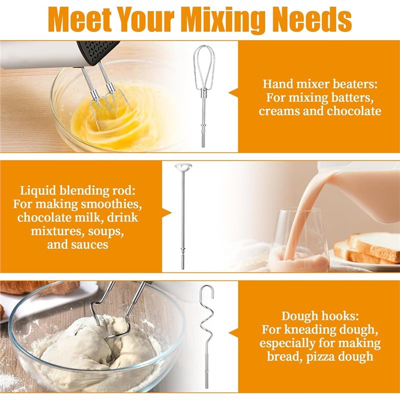 ملحقات A66Z من الفولاذ المقاوم - مراجعة Kitchenaid Mixer Hand Mixer وسعره