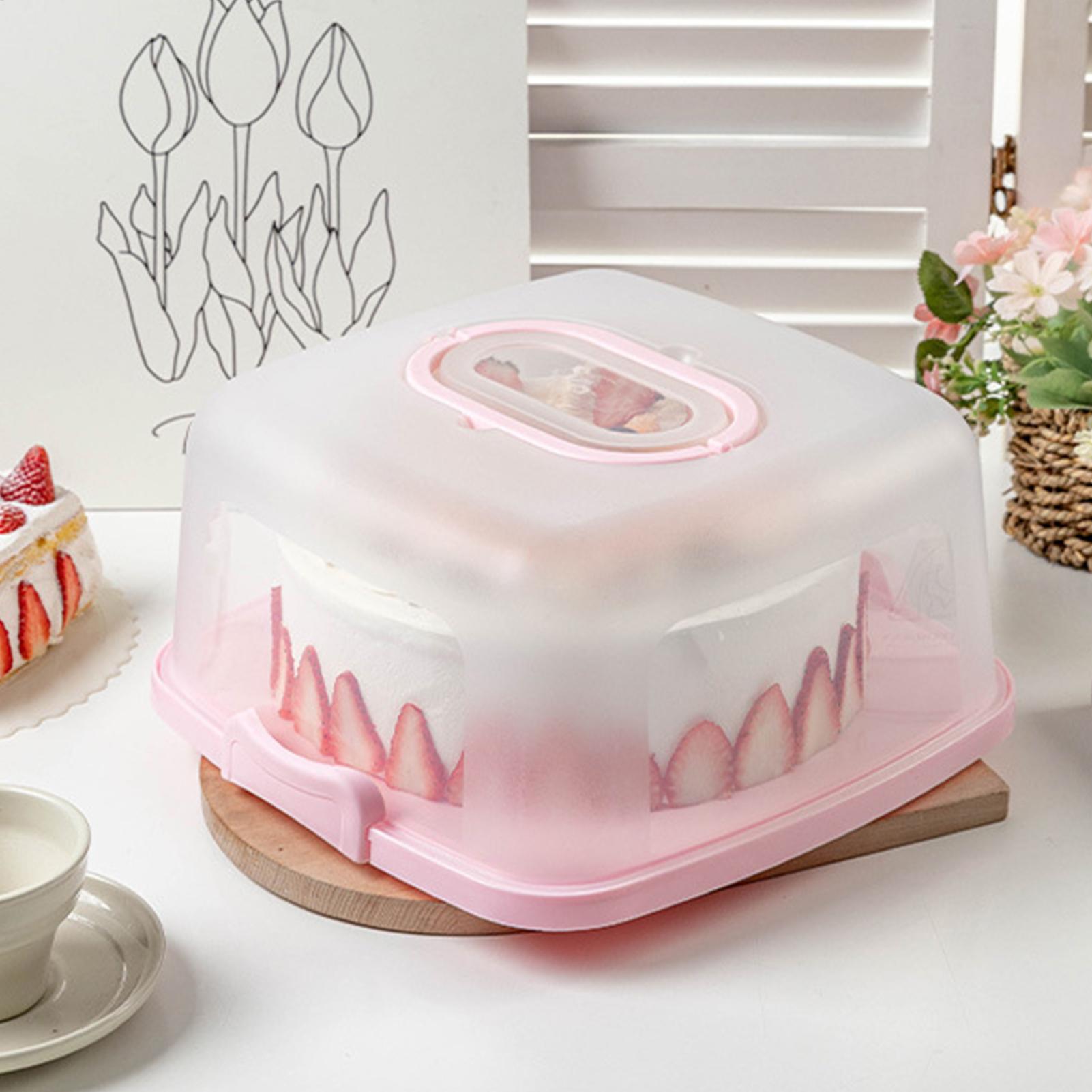 صندوق حمل الكيك للسفر مقاس 10  - مراجعة Kitchen Baking Storage Containers وسعره