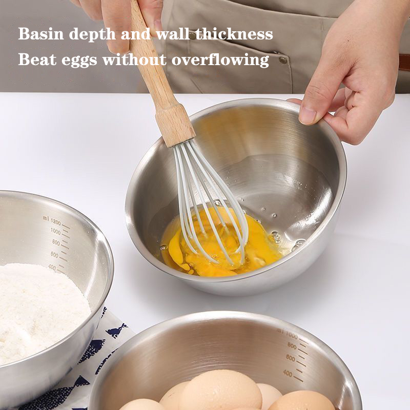 طقم وعاء من الفولاذ المقاوم لل - مراجعة Kitchen Baking Essentials وسعره