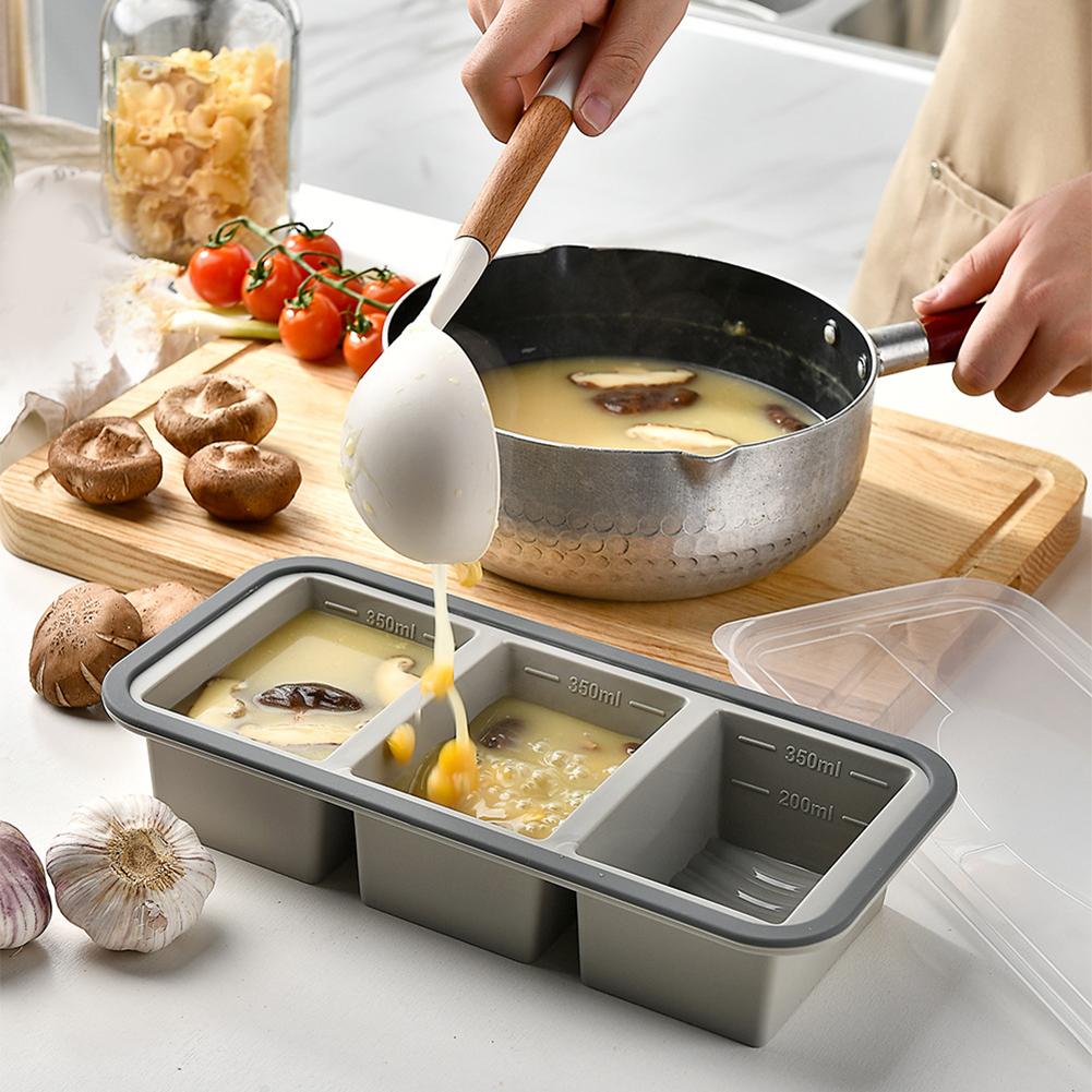 صينية سيليكون كبيرة لحفظ الثلج - مراجعة Kitchen Baking Storage Containers وسعره