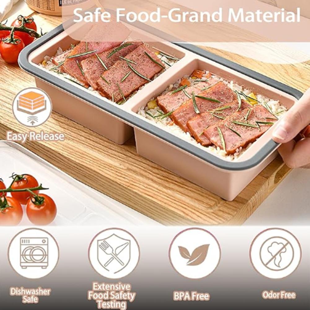 صينية سيليكون كبيرة لحفظ الثلج - مراجعة Kitchen Baking Storage Containers وسعره