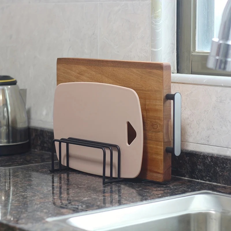 رف تخزين ألواح التقطيع للمطبخ، - مراجعة Kitchen Cabinet Baking Organizer وسعره
