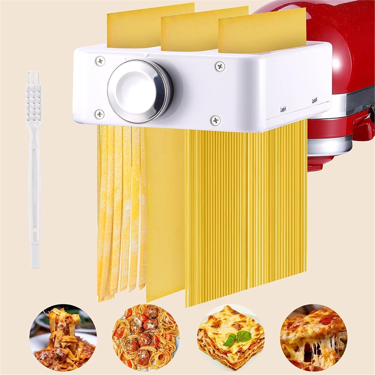 ملحق صانع المعكرونة 3 في 1 من  - مراجعة Kitchenaid Mixer Hand Mixer وسعره