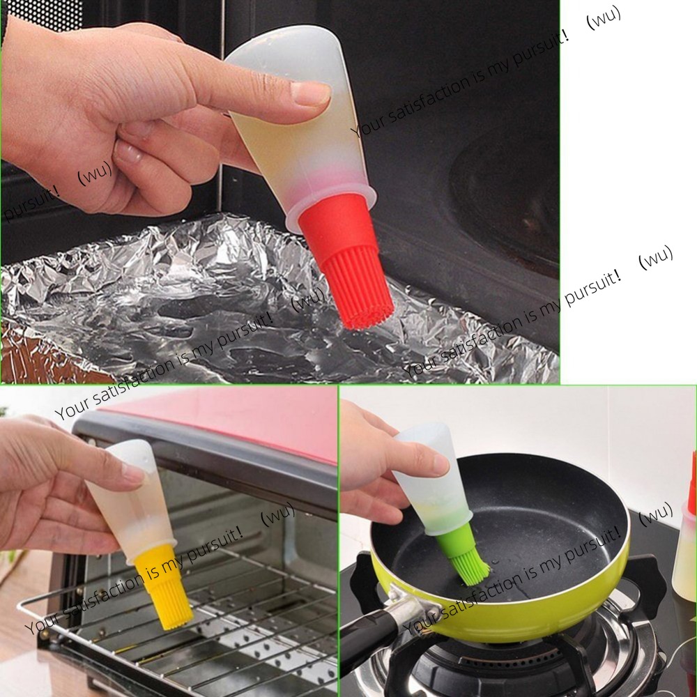 زجاجة زيت سيليكون محمولة مع فر - مراجعة Pastry Brush Silicone وسعره