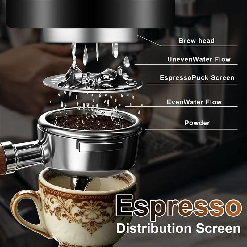 شاشة قطع القهوة الإسبريسو الجد - مراجعة Breville Espresso Barista Express وسعره