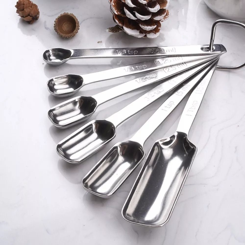 ملاعق قياس من الفولاذ المقاوم  - مراجعة Kitchen Baking Utensils وسعره