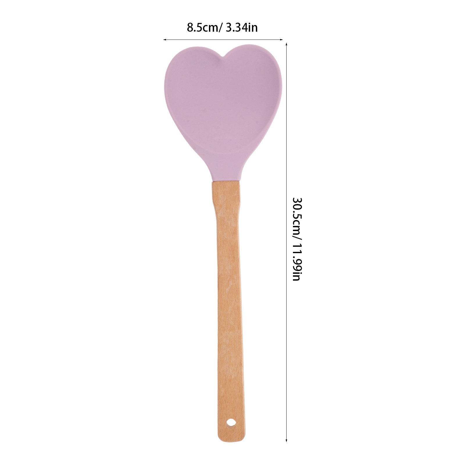 ملعقة سيليكون على شكل قلب بمقب - مراجعة Kitchen Baking Utensils وسعره