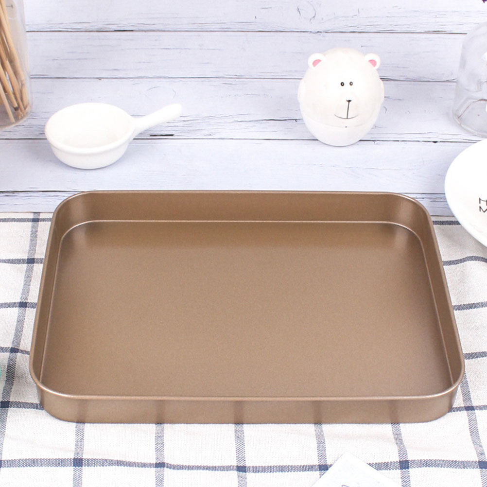 صينية كيك مستطيلة من الفولاذ ا - مراجعة Kitchen Baking Trays وسعره