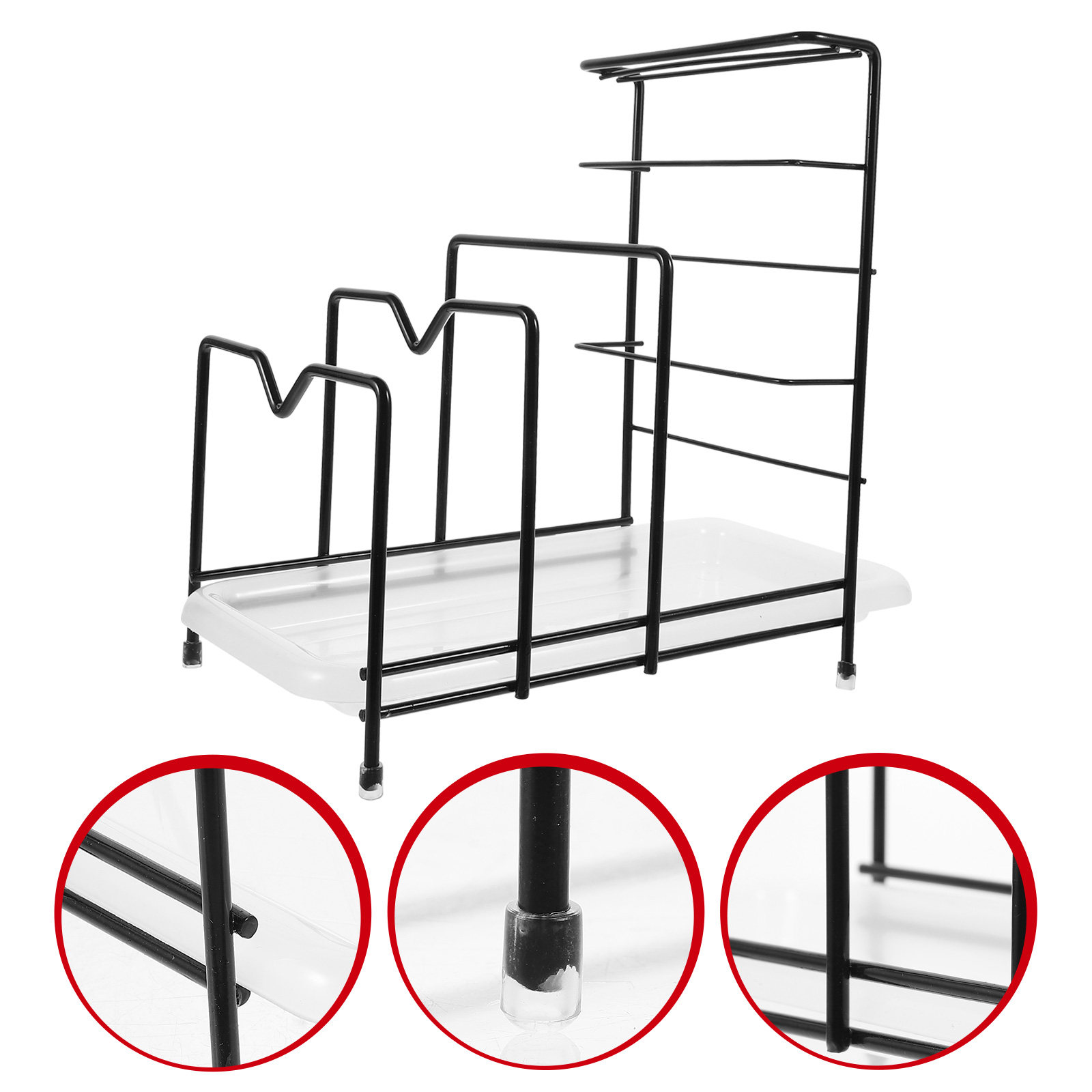 منظم أغطية الأواني، حامل ألواح - مراجعة Kitchen Cabinet Baking Organizer وسعره